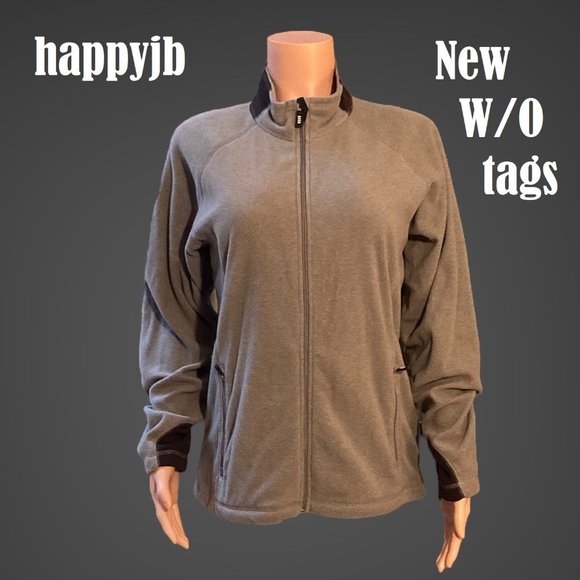 NWOT Vintage Lands' End Fleece Jacket Size L - Picture 2 of 9